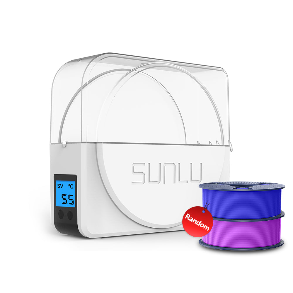 Get PLA at $6.6/KG | SUNLU S1 Plus Filament Dryer and PLA Filament Bundle