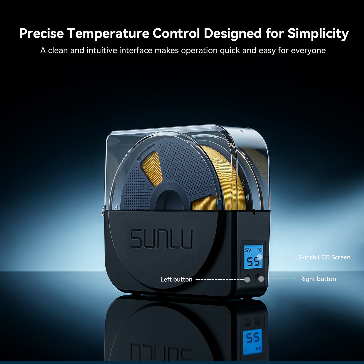 SUNLU S1 Plus Bester Filamenttrockner | Filament-Trockenbox