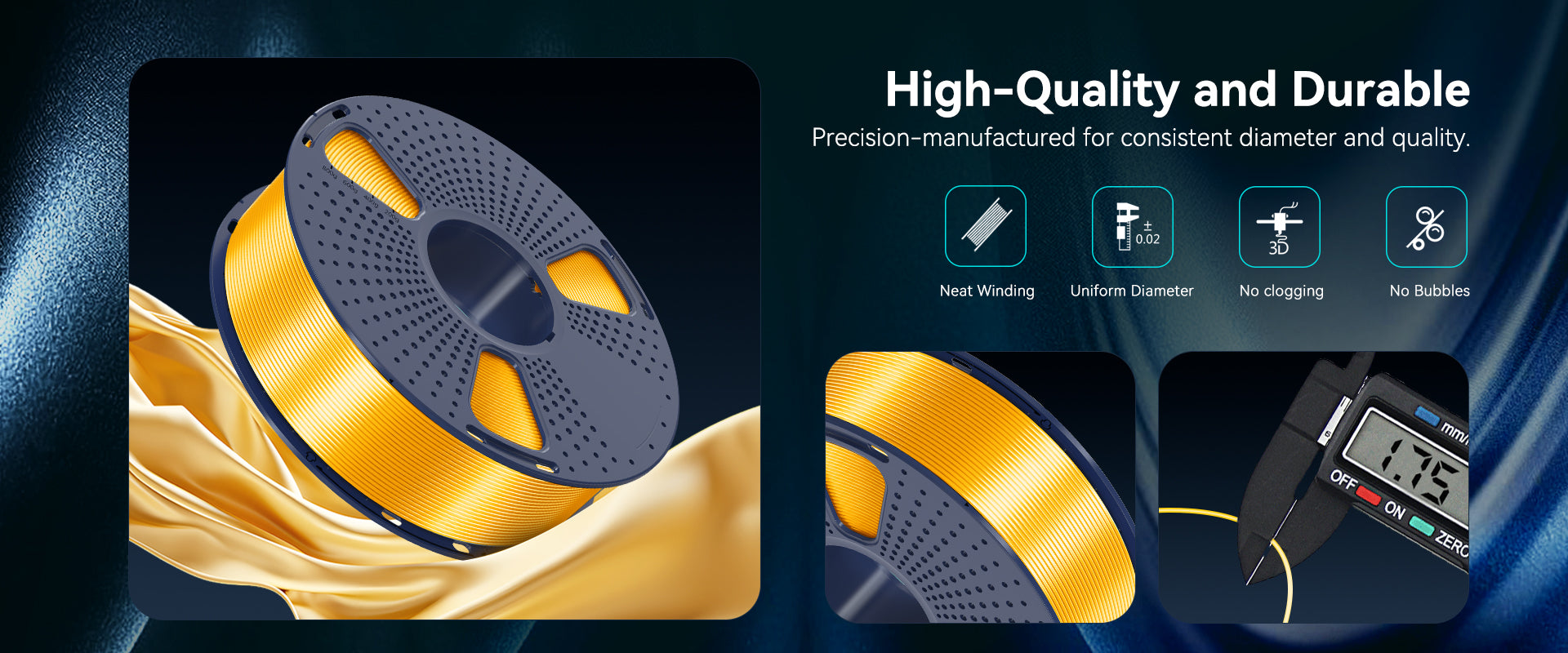 SUNLU Silk PLA+ ipeksi doku - görsel 4