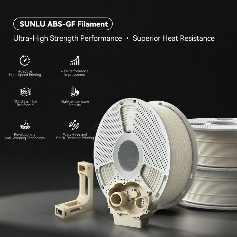 SUNLU ABS-GF (ABS Glass Fiber) 3D Printer Filament 1KG | SUNLU Online Store