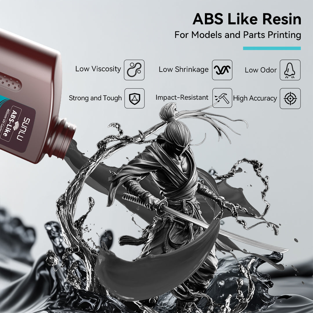 [USA Prime Deal] 1000g ABS Like Resin and Water-wash ABS Like Resin