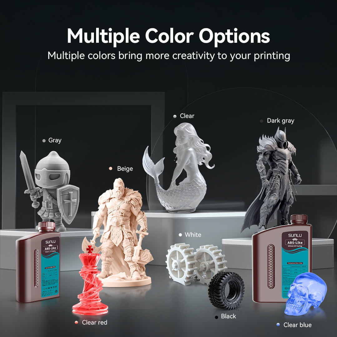 [USA Prime Deal] 1000g ABS Like Resin and Water-wash ABS Like Resin