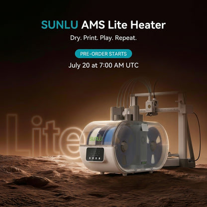 SUNLU AMS Lite Heater, Upgraded your Bambu Lab AMS Lite