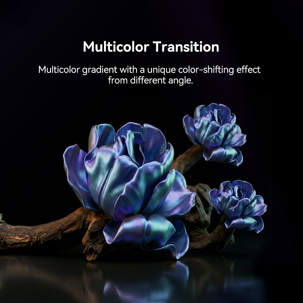 [MOQ: 3KG] Multi-Color SILK Filament(Dual-color, Tri-color and Four-color) 3D Printer Filament 1KG