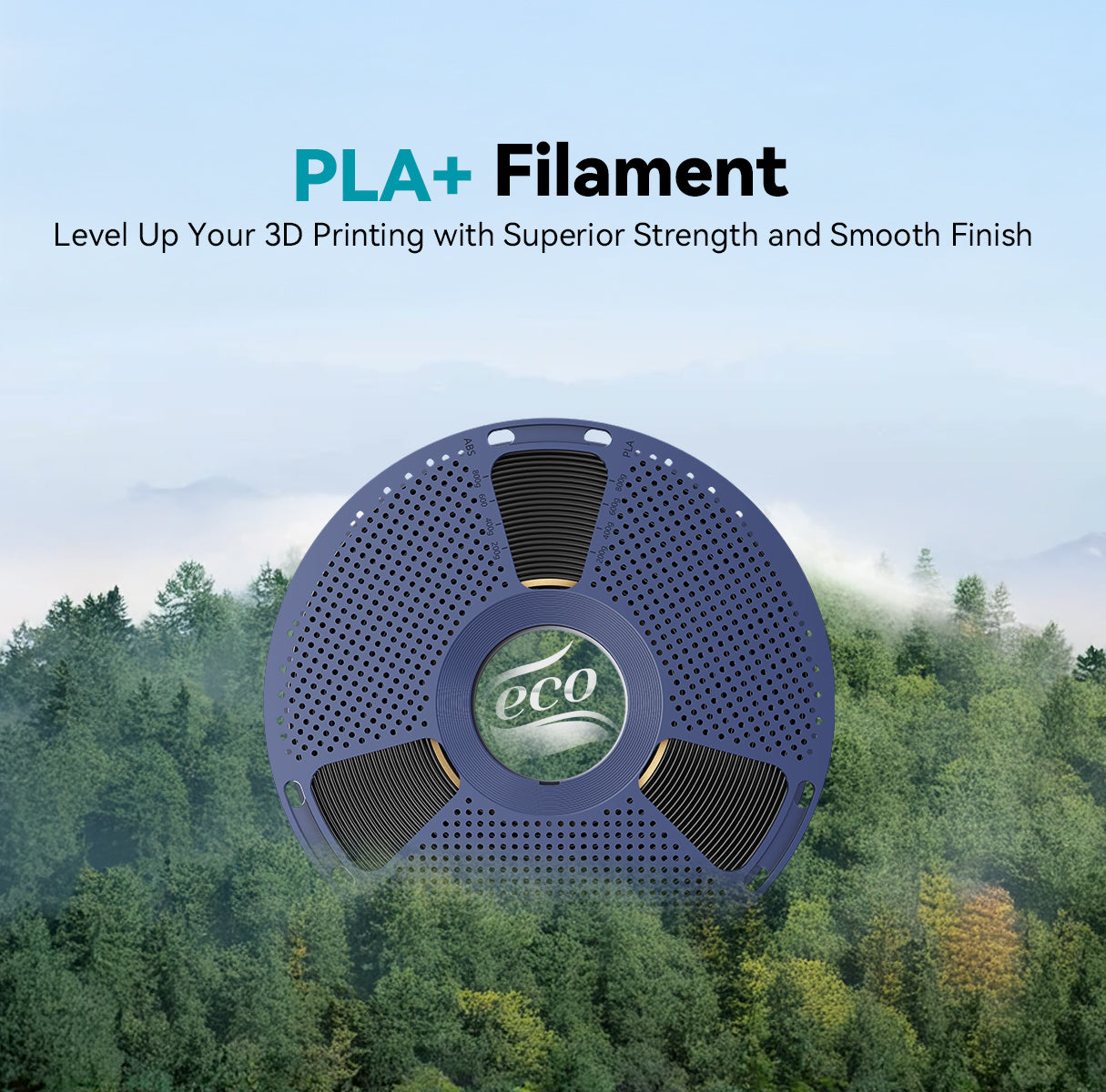 [Disponible en México] PLA+, Filamento para impresora 3D SUNLU PLA+(PLA Plus) 1kg