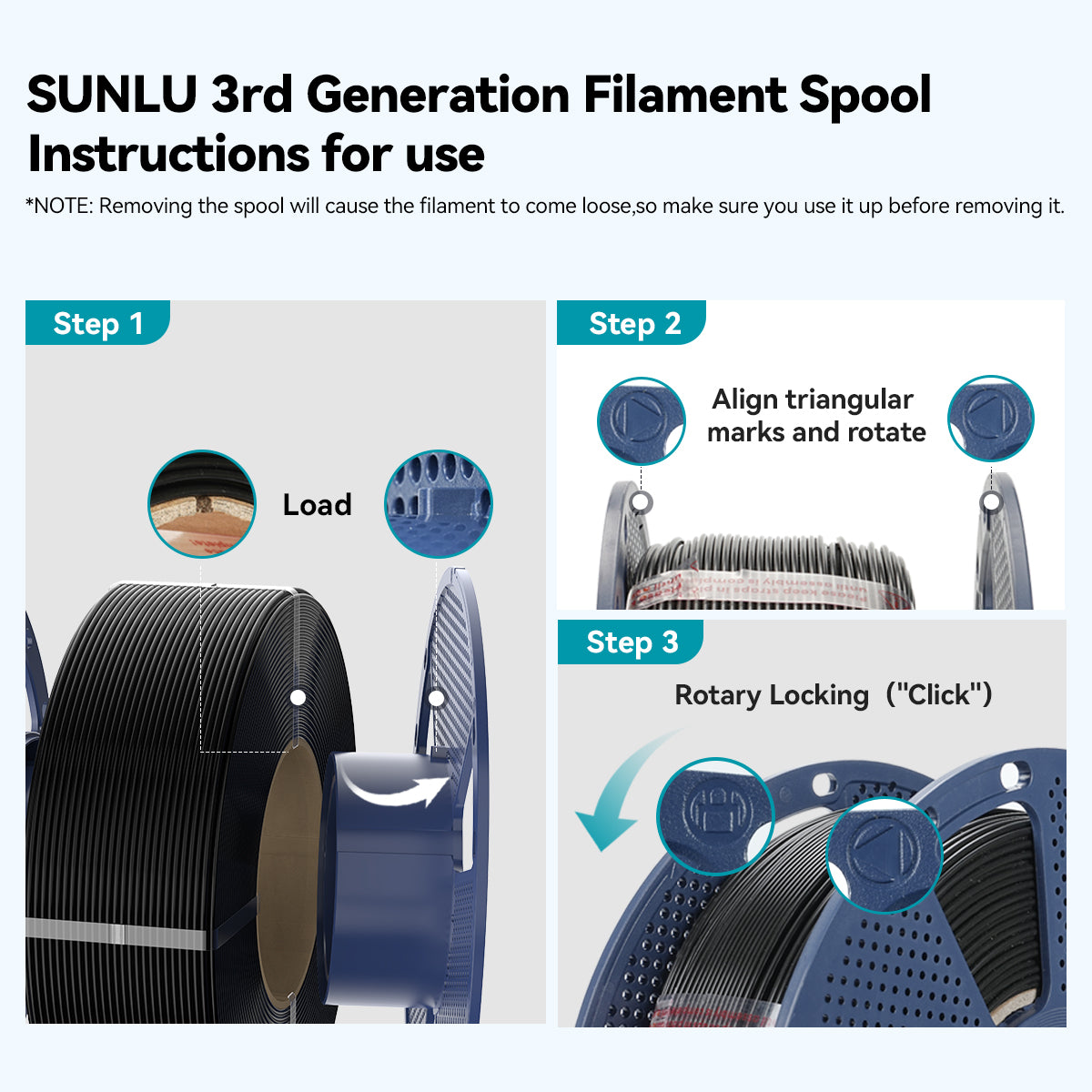 [Disponible en México] PLA+, Filamento para impresora 3D SUNLU PLA+(PLA Plus) 1kg