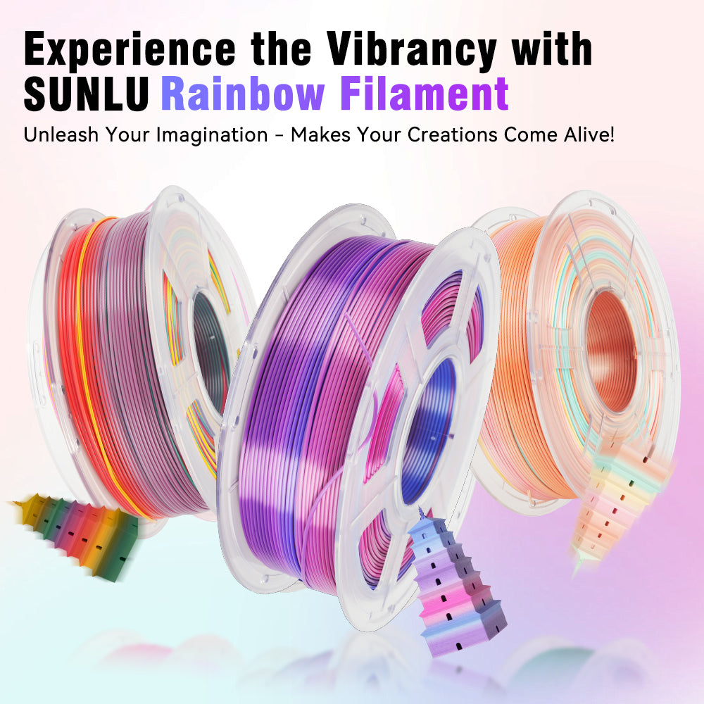 [Spring Combo Sales] SILK Filament, Rainbow Filament and PLA Series Multicolor Bundle