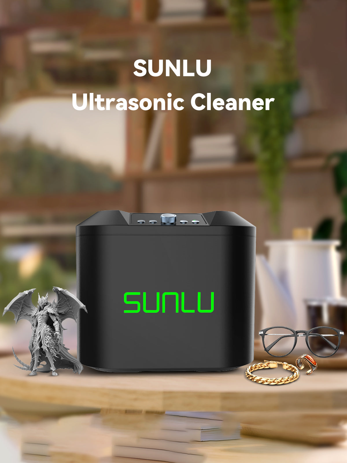 Ultrasonic Cleaner 2.7L with Multi-Speed Options and Time Control