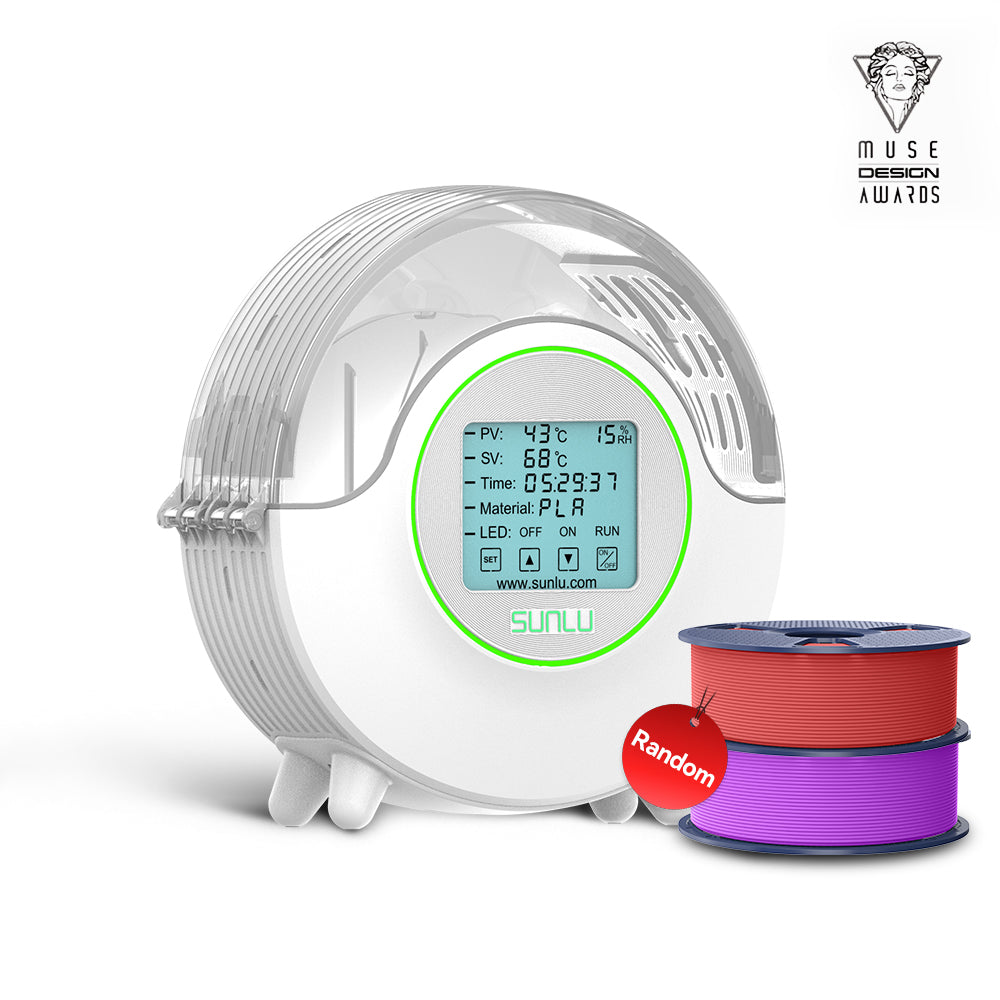 SUNLU S2 Filament Dryer, 360° Surround Heating During 3D Printing