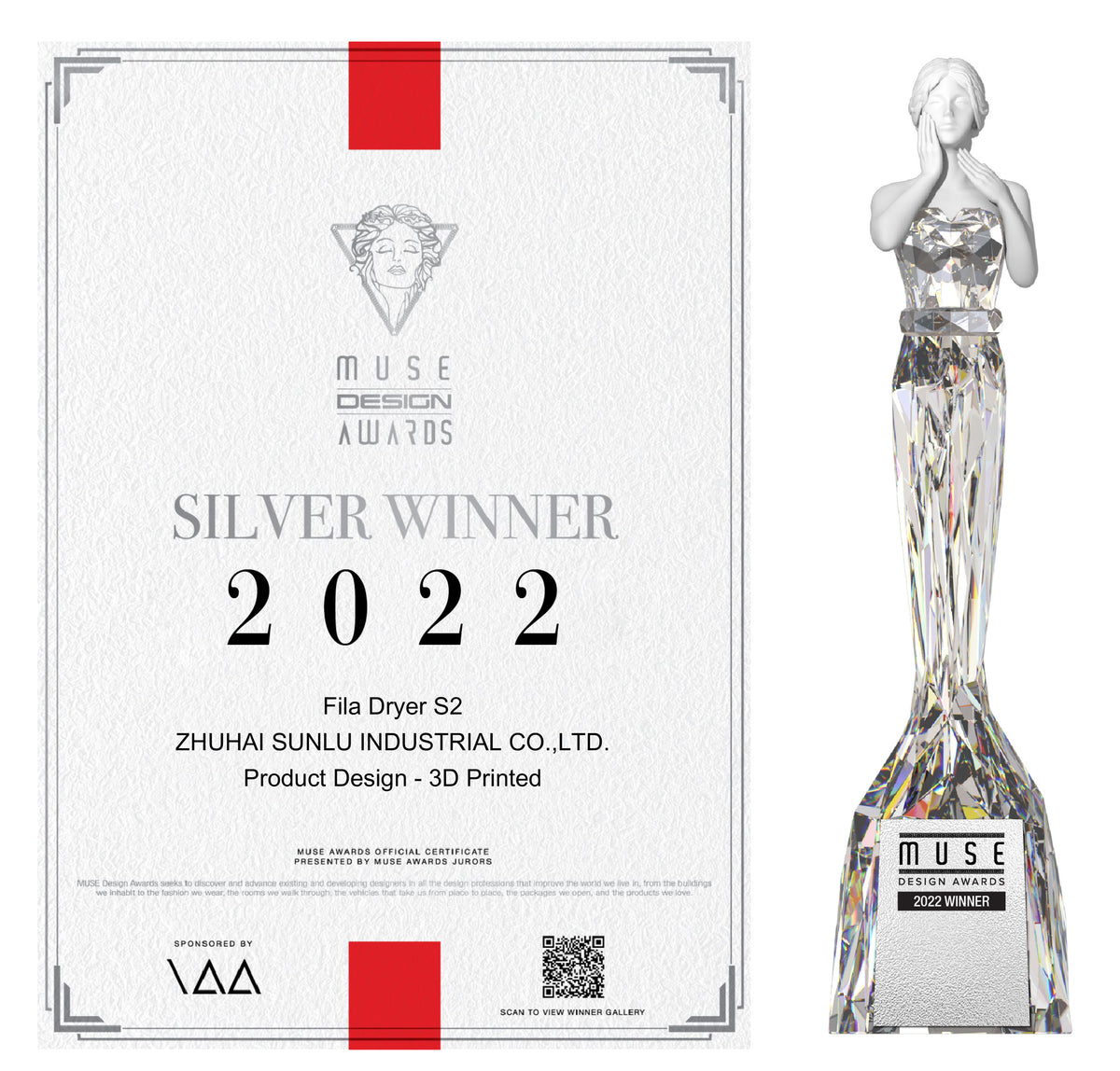 SUNLU S2 Filament Dryer, 360° Surround Heating During 3D Printing